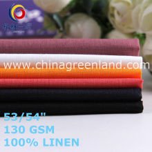 Solid Linen Fabric for Man′s T-Shirts Garments (GLLML464)