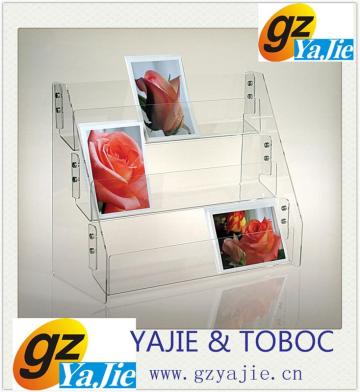 acrylic display stand book holder