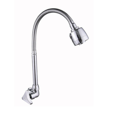 Pull down zinc alloy hot and cold water chrome kitchens faucet