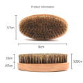 Mens Nature Boar Bristle Beard Comb Brush