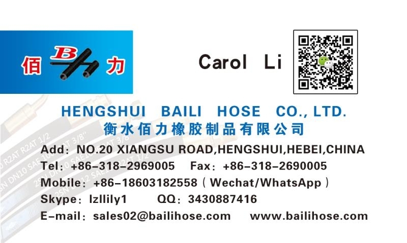 High Pressure3/4 inch R1 /R2 Hydraulic Hose made in China