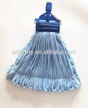 Looped end microfiber tube mop