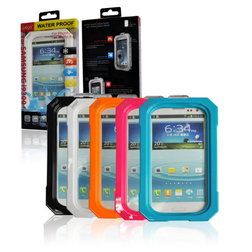 Super Quality Waterproof Case for Samsung Galaxy S4 I9500 and S3 I9300