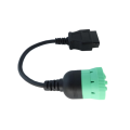 J1939 macho 16pin obd2 cable femenino a 9pin