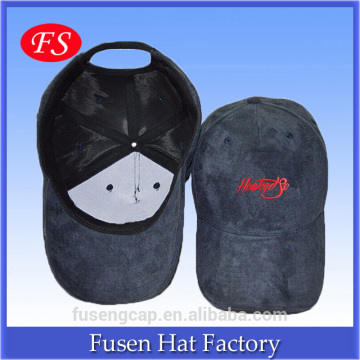 Wholesale Cheap Suede Baseball Hat 6 Panel Plain Blank Suede Baseball Cap