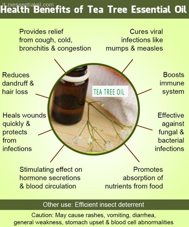 Olio di tea tree in Australia per il trattamento dell&#39;acne