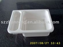 white ABS material made Thermoformed food box