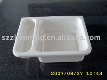 white ABS material made Thermoformed food box