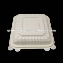CBT026 disposable biodegradable 9 inch 3 -div corn starch food container