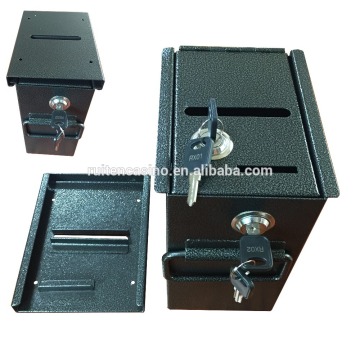 CASINO TIP BOX METAL DROP BOX CHIP BOX CASINO MONEY BOX