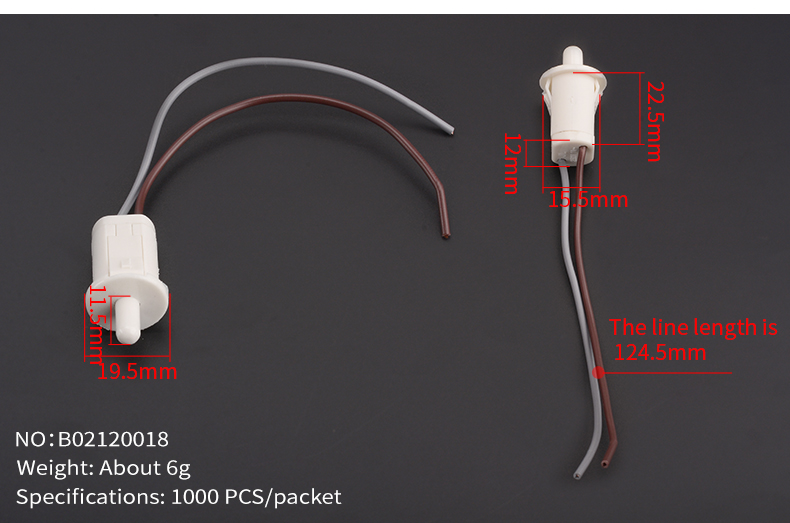 Sunchonglic  White Refrigerator Light Switch For Refrigerator  Parts