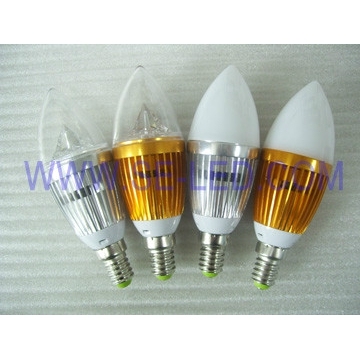 3W E17 Warm White 220V with Good Quality Led Candle Light