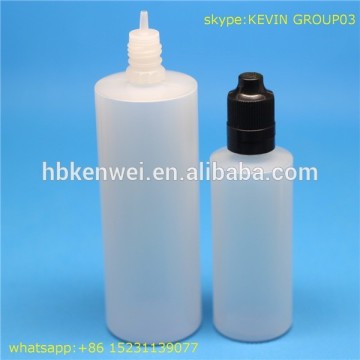 ldpe e liquid dropper 60ml plastic bottle with childproof and tamper evident cap