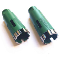 Diameter 35mm or 1-3/8 Inch Turbo Segment Diamond Core Drill Bits for Dry Drilling Granite and Hard Rock