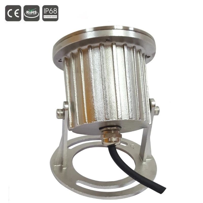 3X3w RGB&Single Color Stainless Steel IP68 LED Underwater Light