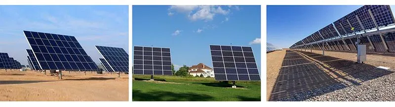 Solar Panel Flat Roof Mounting Solar Tracking System 12kw Dual Axis Solar Tracker