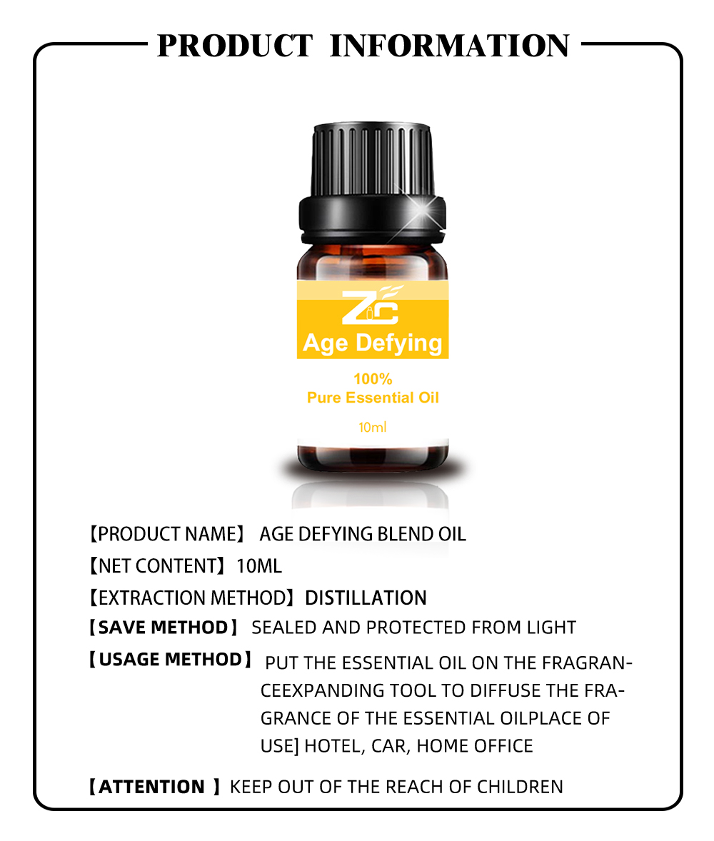 Age Defying Blend Essential Oil Aromatherapy for Skin Care