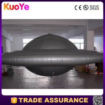 inflatable UFO inflatable silver helium flying saucer balloon