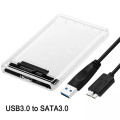 4TB Transparent Mobile External HDD Case