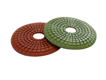 Convex diamond Pads