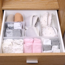 Wholesale PP Plastic Adjustable Closet Drawer Dividers Organizer