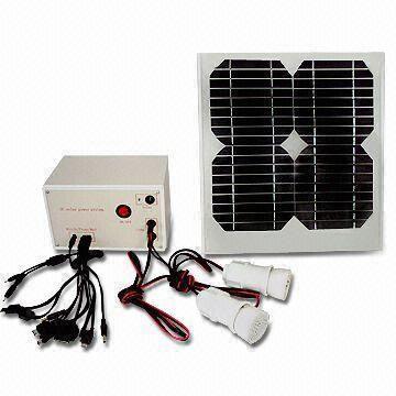 Solar Lighting Kit with High-efficiency Crystalline Solar Module and CE Marked