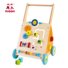Multifunctional Educational Wooden Baby Walker Toy for Kids