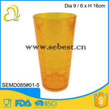 cheap melamine tumbler transparent plastic cup