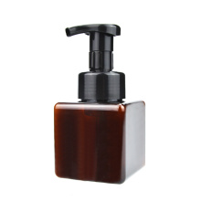 250 ml 450ml colorful hand press soap foaming square PET plastic bottle