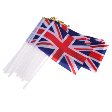 Free Sample Polyester England National Hand Waving Flag