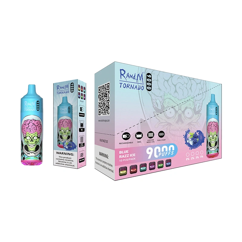 ice pop vape 9000 puffs Randm 9000 Puffs Ice Pop Mtengenezaji wa China