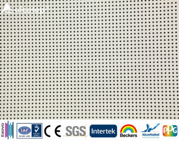 Sound Absorption Aluminum Ceiling Perforated