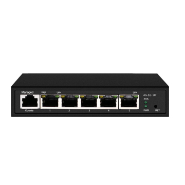 4 ports 1000Mbps Layer 2 Managed Ethernet Switch
