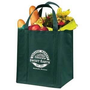 Go Green Promotional Non Woven Bags Silkscreen For Sales Promotion