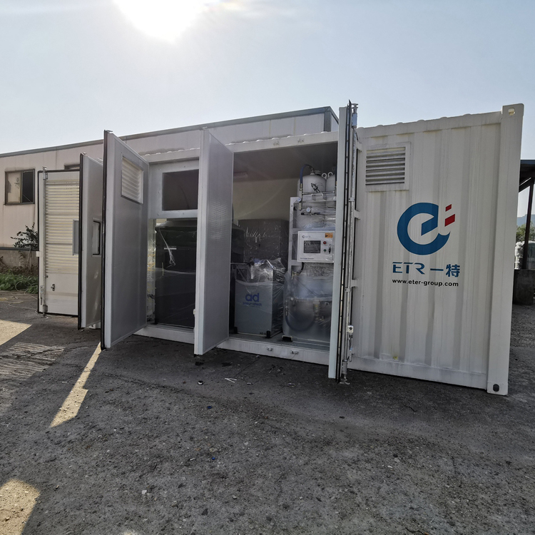 containerized oxygen plant for cylinder filling