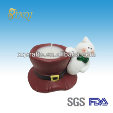 Ceramic candle holder halloween decorations with props