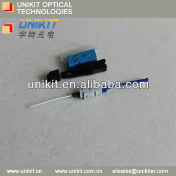 Hot melt fiber optic connector SC250R