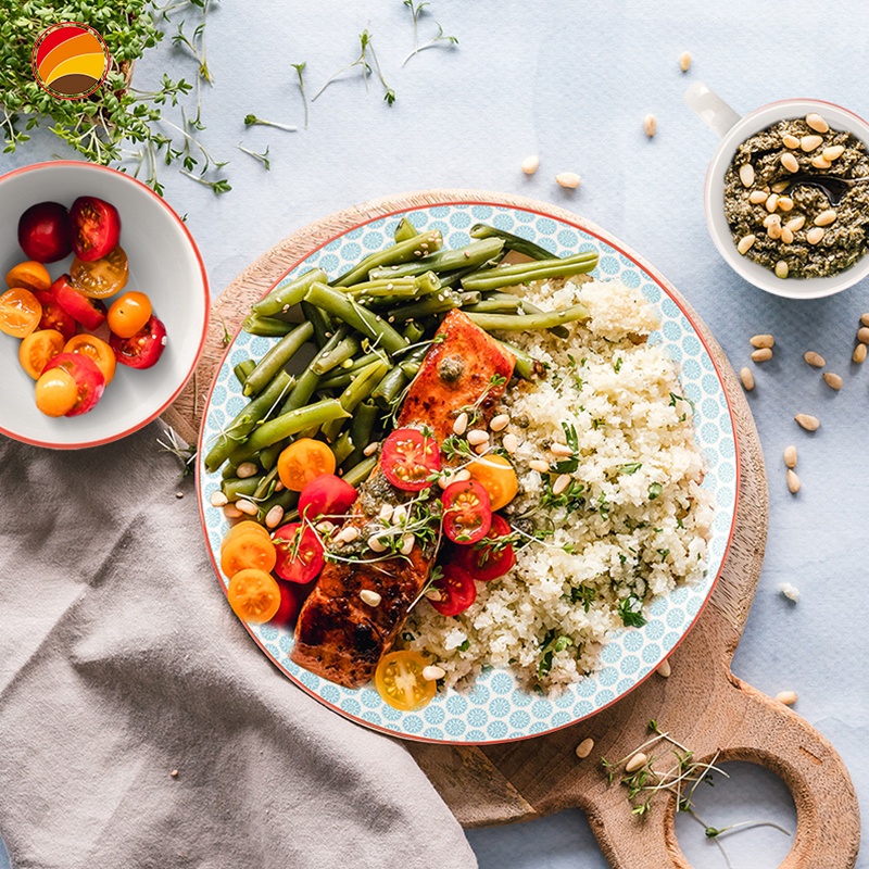 Bunte feine Abendessen Teller Porzellan -Abendessen Set