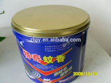 mosquito-repellent incense cylinder box matel can tin box