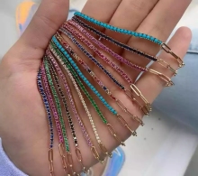 Custom 925 Sterling Silver Women's Tennis Bracelet: Handmade Fine Jewelry