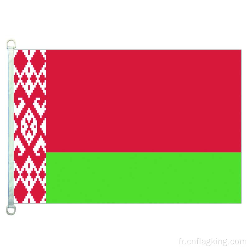 Drapeau national de la Biélorussie Bannière de la Biélorussie Drapeaux de la Biélorussie