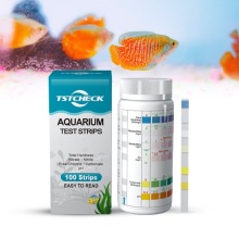 Fish aquarium water test strips