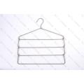 Fashion Multi-functional 4 Layers Fabric Wrapped Hanger