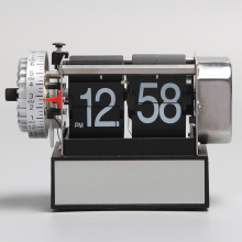 Small Black Flip Clock with Alarm