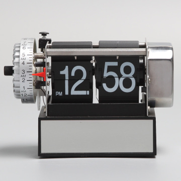 Small Black Flip Clock with Alarm