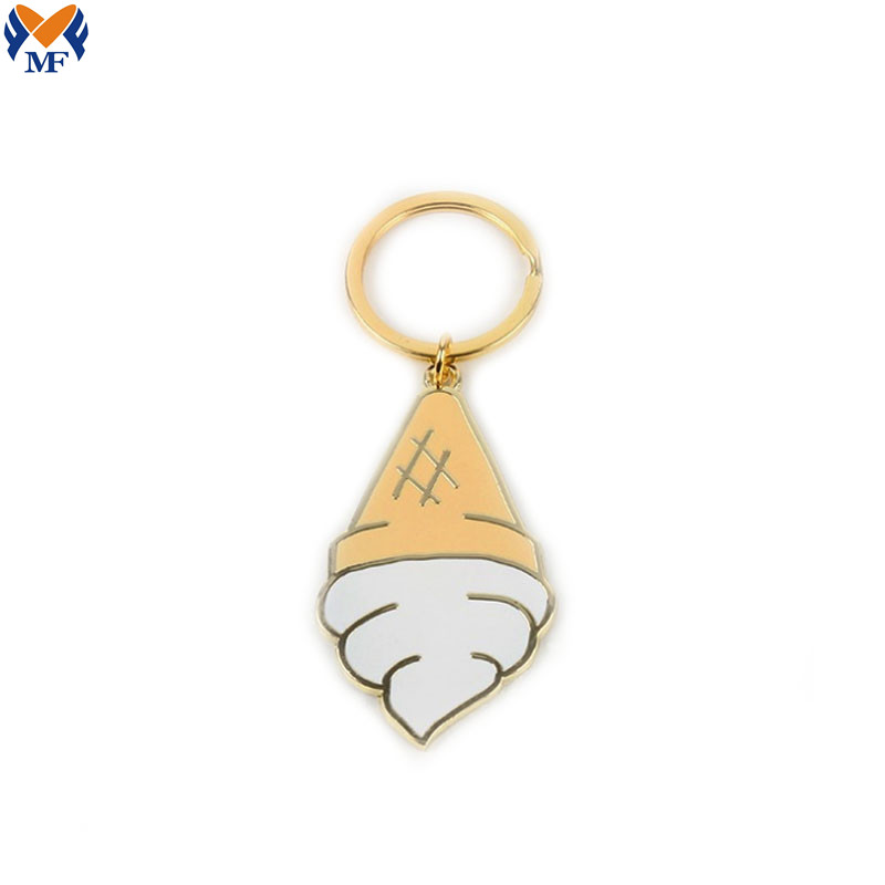 Good Quality Metal Custom Ice Cream Enamel Keychain