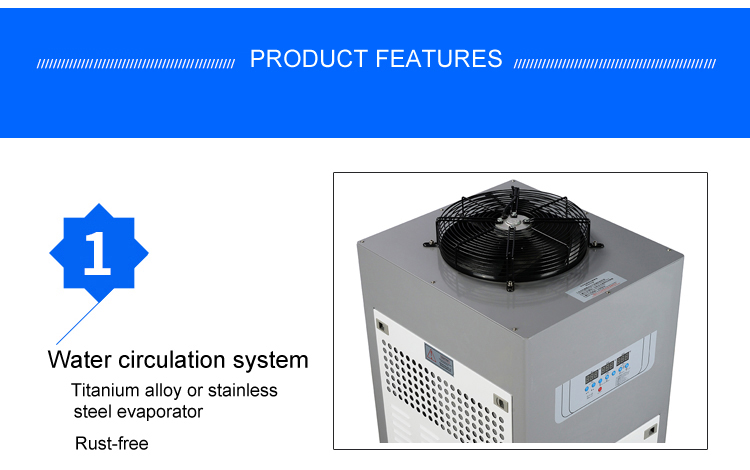 1.5HP 4200W CY 6200 Automatic water chiller air cooled industrial chiller for laser