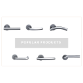 Contemporary Slim Round Shape Door Lever Handles