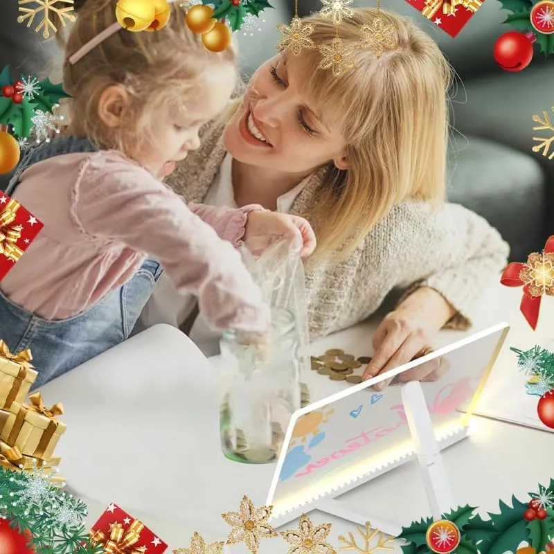 Creative LED Light Drawing Board for Home Decor Message Board