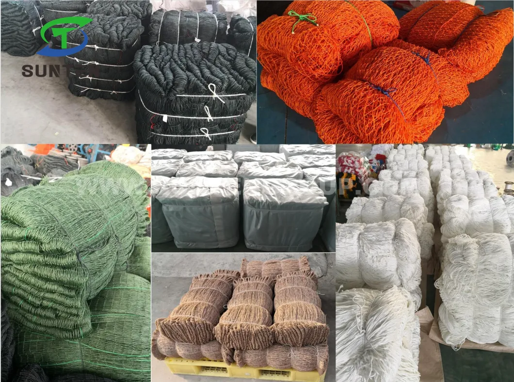 Green/Green Olive HDPE Container Net, Fall Arrest Net, Construction Safety Catch Net, Anti-Falling Net, Harvest Netting Protecting From Fruit Falling